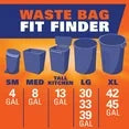 Hefty Ultra Strong 13 gallon Trash Bags, Tall Kitchen Trash Bags, White, Fabuloso Scent, 40 Bags